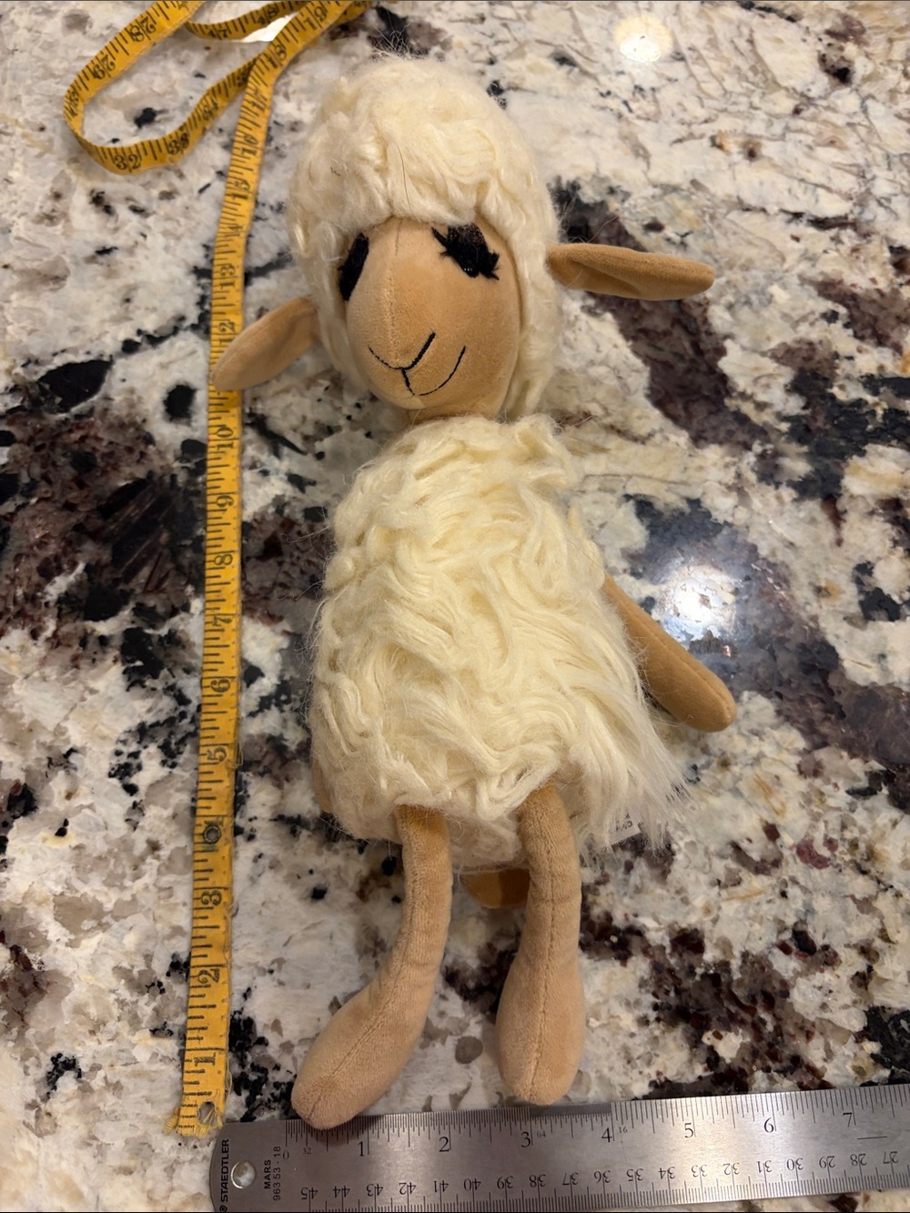 Jellycat Cream Plush Sheep Stuffed Animal